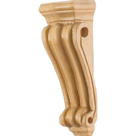 2-5/16 Wx1-1/2Dx6H Cherry Scrolled Corbel